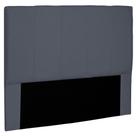 Cabeceira Decorativa Queen Size 1,60M Erza Suede Cinza G63 - Gran Belo