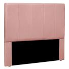 Cabeceira Decorativa Queen Size 1,60M Erza Veludo Rosa G63 - Gran Belo
