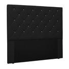 Cabeceira Decorativa Queen Size 1,60M Tàzio PU Preto G63 - Gran Belo Cabeceira Decorativa Queen Size 1,60M Tàzio PU Preto G63 - Gran Belo
