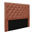 Cabeceira Decorativa Queen Size 1,60M Tàzio Veludo Cobre G63 - Gran Belo