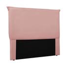 Cabeceira Decorativa Queen Size 1,60M Trento Veludo Rosa G63 - Gran Belo