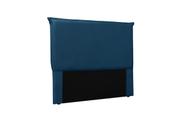 Cabeceira Decorativa Rebeca Casal 160cm Veludo Azul Marinho - Mozzelar