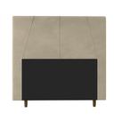Cabeceira Decorativa Spezia King 193cm Veludo Bege G32 - Gran Belo