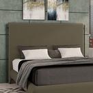 Cabeceira Design para Cama King Bezos Pés em Madeira Veludo Castor G91 - Gran Belo
