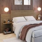 Cabeceira Design Versátil Elegânte e Moderna Com 3 Estagios de Regulagem