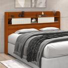 Cabeceira Dubai MDF Prateleiras Portas Correr Quarto Moderno