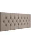 Cabeceira Dubai P/ Cama Box Casal Capitonê 1,40 cm - Bege