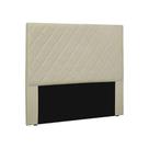 Cabeceira Dubai Para Cama Box Casal 140cm material sintético Bege - D'Rossi