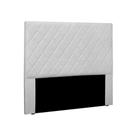 Cabeceira Dubai Para Cama Box Casal 140cm material sintético - D'Rossi Branco