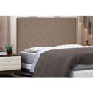 Cabeceira Dubai Para Cama Box Queen 160 cm Suede Caramelo S04 - D'Rossi