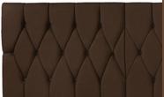 Cabeceira Dubai reta com Capitonê, Design luxuoso, Marrom, 1.60 Casal cama box Cabeceira Dubai reta com Capitonê, Design luxuoso, Marrom, 1.60 Casal cama box