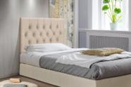 Cabeceira Dubai Sued Solteiro 90cm Estofada Moderna Confortável para Cama Box Quarto