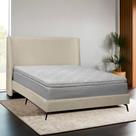 Cabeceira e Base Cama Box Orgânica 199cm King Size Bouclê