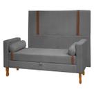 Cabeceira e Calçadeira Baú Box Casal Queen Size 160cm Bouclê