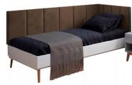 Cabeceira em L com Lateral Solteiro Cama Box Cantinho