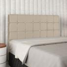 Cabeceira Emma para Quarto de Casal 140cm Bege