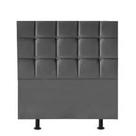 Cabeceira Espanha Suede 1.95cm Grafitte - Arte Das Cabeceiras