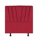 Cabeceira Estofada Bélgica 90cm Solteiro Para Cama Box Quarto material sintético Vermelho - Gat Magazine Cabeceira Estofada Bélgica 90cm Solteiro Para Cama Box Quarto material sintético Vermelho - Gat Magazine