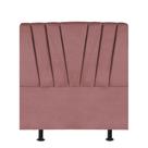 Cabeceira Estofada Bélgica 90cm Solteiro Para Cama Box Quarto Suede Rose Gold - Gat Magazine