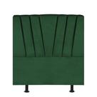 Cabeceira Estofada Bélgica 90cm Solteiro Para Cama Box Quarto Suede Verde - Gat Magazine Cabeceira Estofada Bélgica 90cm Solteiro Para Cama Box Quarto Suede Verde - Gat Magazine
