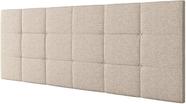 Cabeceira Estofada Bia 1.40 Cama Box Casal Bege