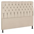 Cabeceira Estofada Bia 1.60 Suede Bege