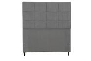 Cabeceira Estofada Box Solteiro Encosto Para Cama Hylux 94x126 Chumbo