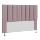 Cabeceira Estofada Cama Box Casal 140 cm Carla - Rose