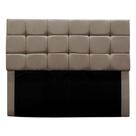 Cabeceira Estofada Cama Box Casal 160 Cm Clara Suede Cappuccino