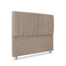 Cabeceira Estofada Cama Box Casal Carla 140cm