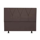 Cabeceira Estofada Cama Box Casal Jade 140cm material sintético