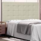 Cabeceira Estofada Cama Box Casal Verona 140cm Corano Bege - Abmaza