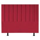 Cabeceira Estofada Cama Box King 195 Cm Paolla Suede vermelho Cabeceira Estofada Cama Box King 195 Cm Paolla Suede vermelho