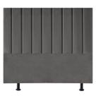 Cabeceira Estofada Cama Box King 195 cm Sophia Carla Suede