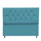 Cabeceira Estofada Cama Box Solteirão 100 cm Suede Ayla