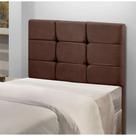 Cabeceira Estofada Cama Box Solteiro 0.90 Julia Suede Shop das Cabeceiras
