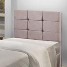 Cabeceira Estofada Cama Box Solteiro 0.90 Julia Veludo Shop das Cabeceiras