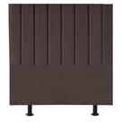 Cabeceira Estofada Cama Box Solteiro 100 Cm Maisa material sintético marrom Cabeceira Estofada Cama Box Solteiro 100 Cm Maisa material sintético marrom