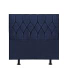 Cabeceira Estofada Cama Box Solteiro 100cm Istambul Suede Azul- MABE MAGAZINE Cabeceira Estofada Cama Box Solteiro 100cm Istambul Suede Azul- MABE MAGAZINE