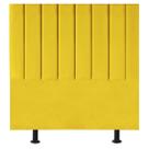 Cabeceira Estofada Cama Box Solteiro 90 cm Mavie Suede
