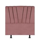 Cabeceira Estofada Cama Box Solteiro Bélgica 100cm Suede