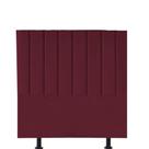 Cabeceira Estofada Cama Box Solteiro Carla 90cm Suede Bordô Cabeceira Estofada Cama Box Solteiro Carla 90cm Suede Bordô