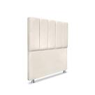 Cabeceira Estofada Cama Box Solteiro Carla 90cm Suede Luxo