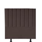 Cabeceira Estofada Cama Box Solteiro Carla 90cm Suede Marrom Cabeceira Estofada Cama Box Solteiro Carla 90cm Suede Marrom