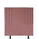 Cabeceira Estofada Cama Box Solteiro Grécia 100cm Suede