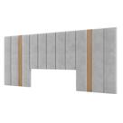 Cabeceira Estofada Cama Casal 3,0m Dalla Costa 100% MDF