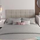 Cabeceira Estofada Cama Casal Bia 1,40 Marfim