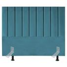 Cabeceira Estofada Cama Casal Queen Size 160 Cm Luísa Suede E Frame azul Turquesa