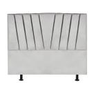 Cabeceira Estofada Cama Casal Queen Size 160 cm Malu Linho