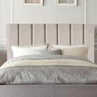 Cabeceira Estofada Cama Solteiro 100 Cm Luísa material sintético E Frame bege